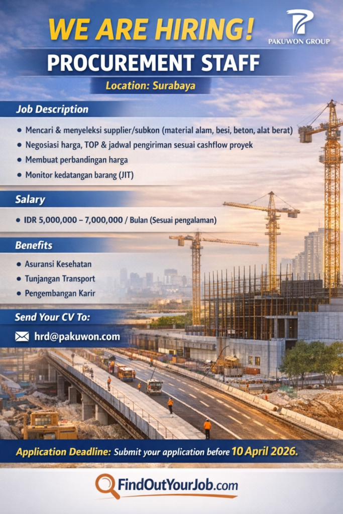 Procurement Staff – Pakuwon Mall Logo