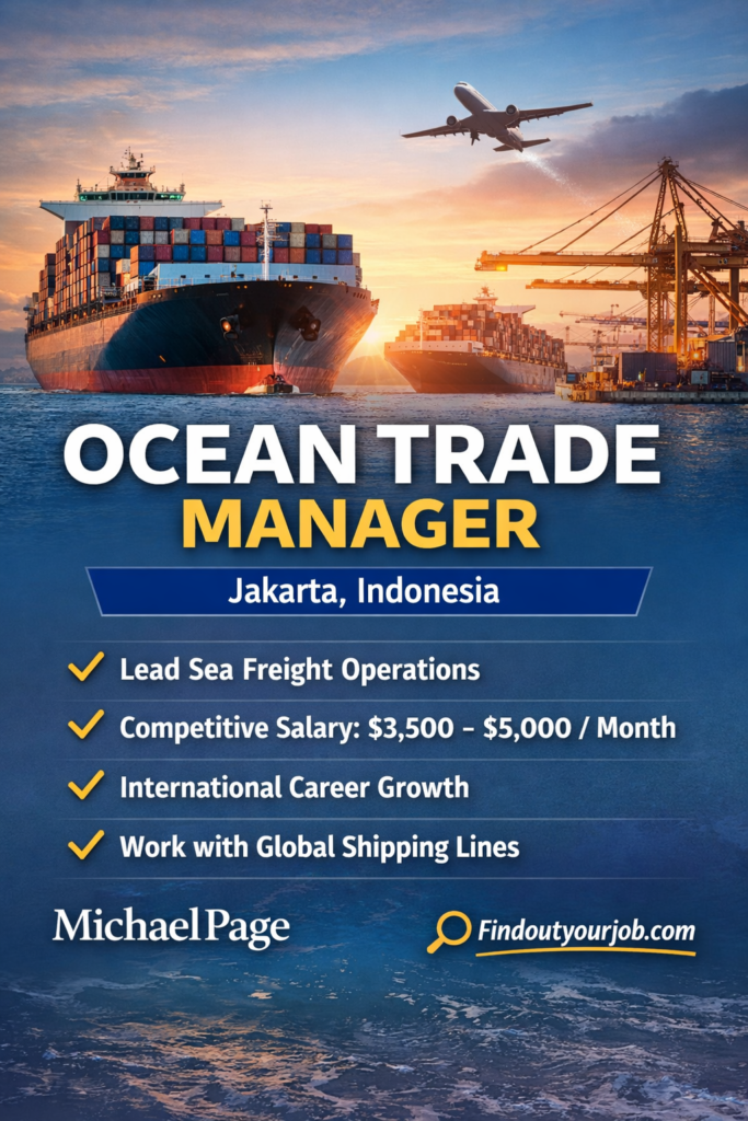 Ocean Trade Manager – Logistics Logo