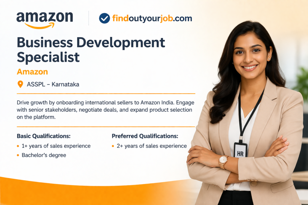 Business Development Specialist – Global Selling | Amazon Logo
