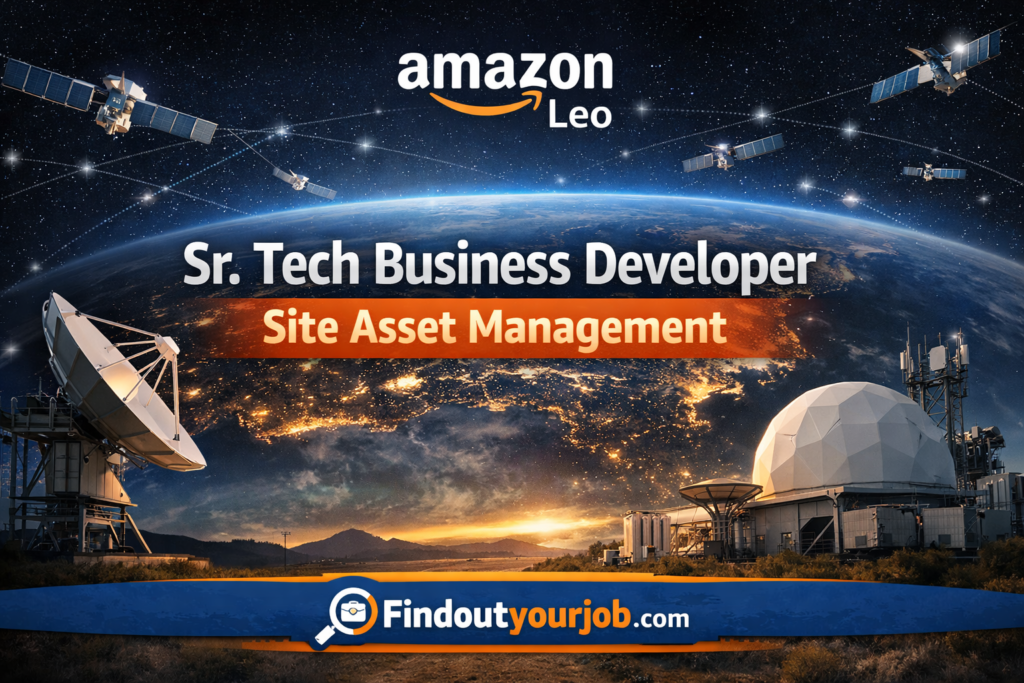 Sr. Tech Business Developer – Site Asset Management (Amazon Leo) | Amazon logo