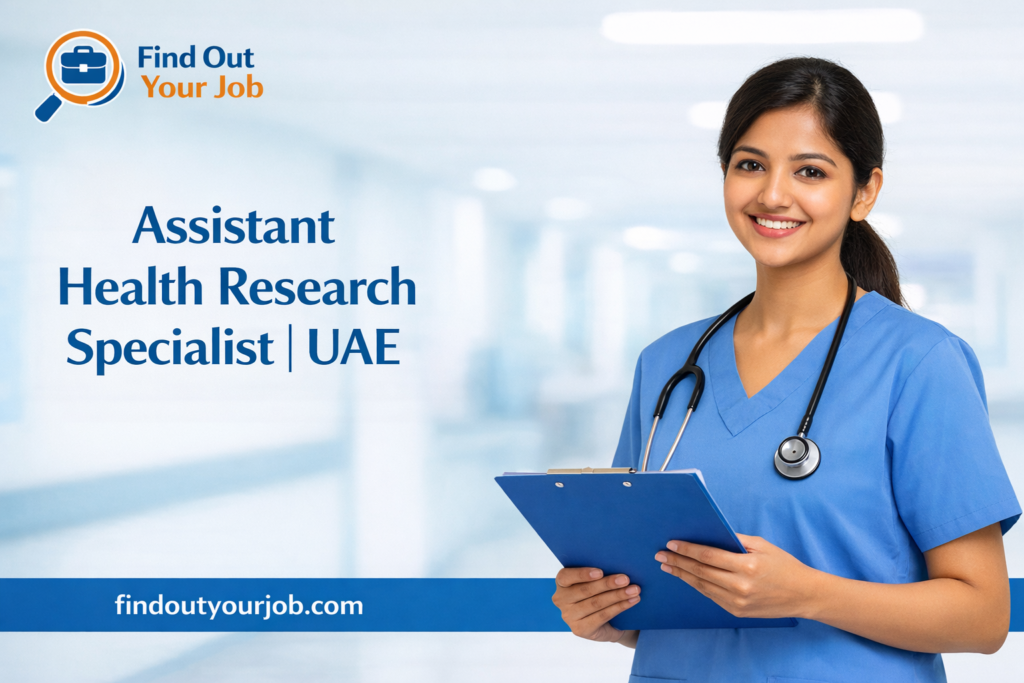 Assistant Health Research Specialist | UAE logo