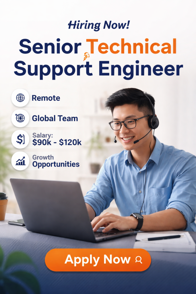 Senior Technical Support Engineer – Remote