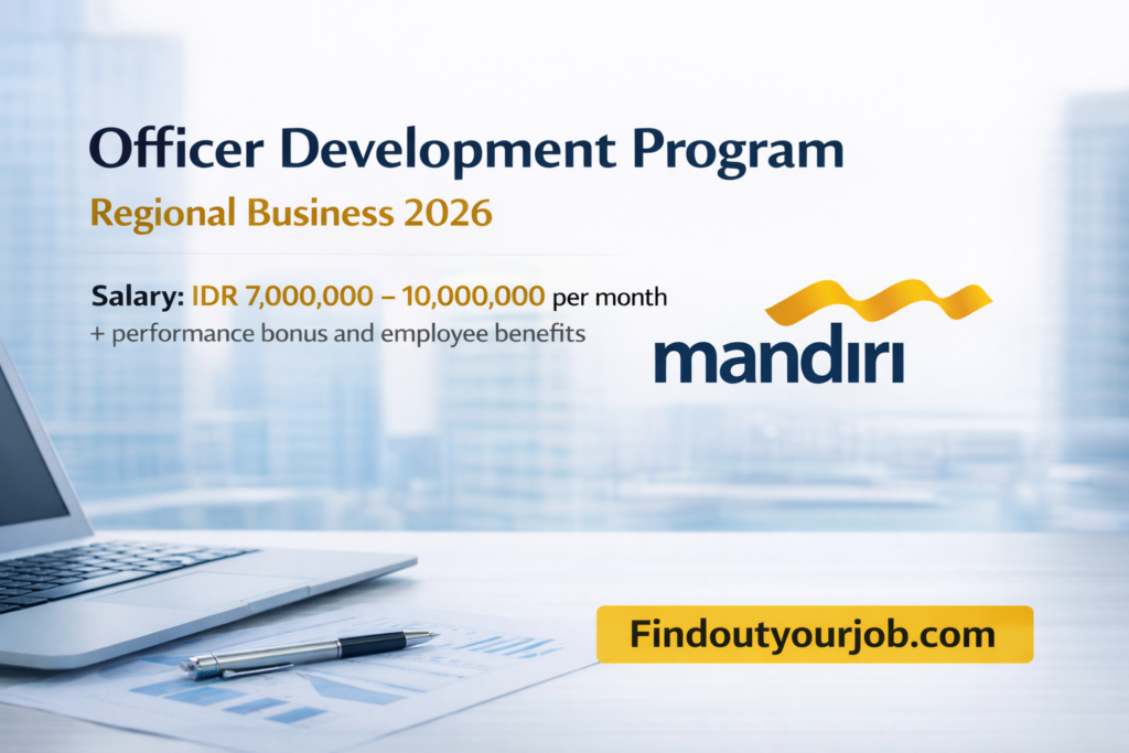 Officer Development Program – Regional Business 2026 Bank Mandiri logo