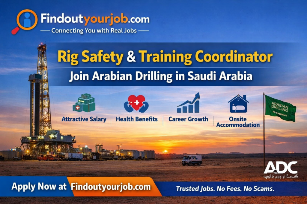 RSTC (Talent Pool) Job – Rig Safety & Training Coordinator | Arabian Drilling Careers Saudi Arabia Image