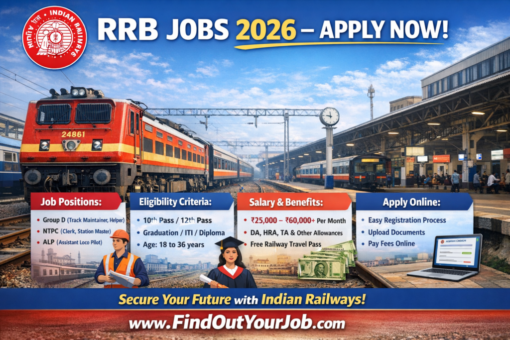 Railway Recruitment Board (RRB) Jobs 2026 – Apply Now Image
