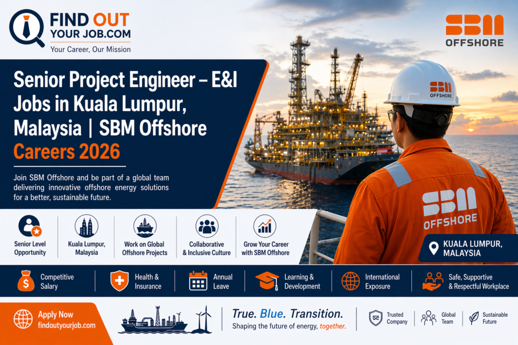 Senior Project Engineer – E&I Jobs in Kuala Lumpur, Malaysia | SBM Offshore Careers 2026 Image