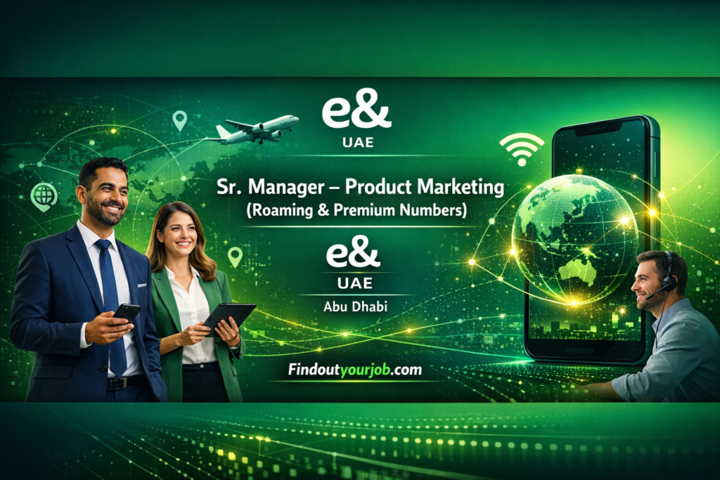 product marketing jobs in abu dhabi Image