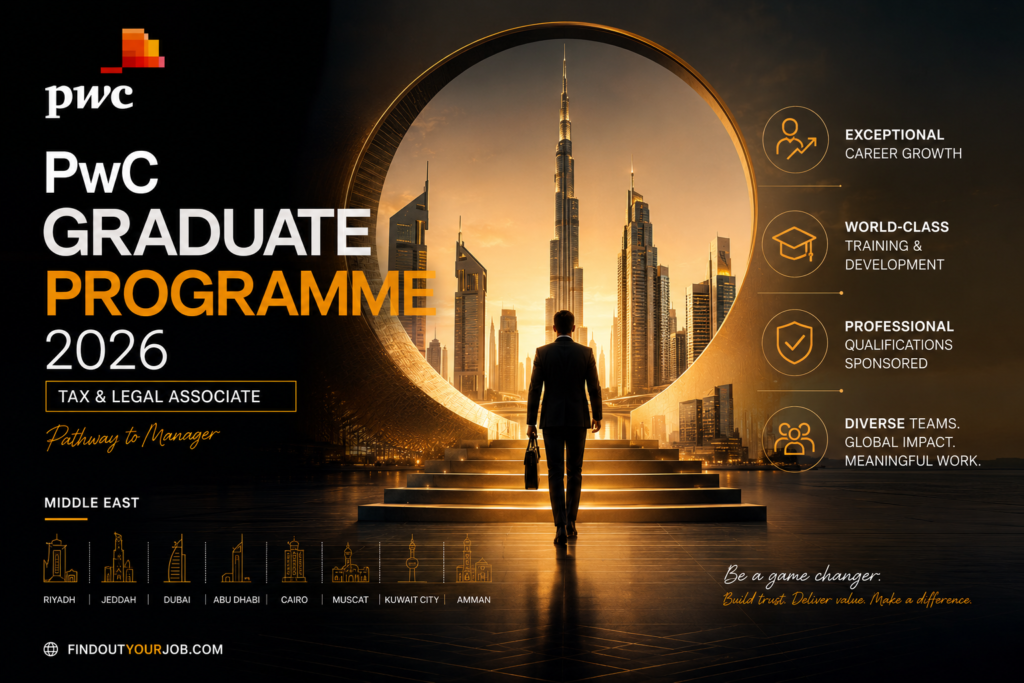 PwC Graduate Programme 2026 Middle East: Apply As Associate Image
